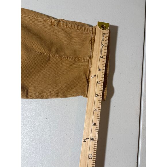 Summum Womens Size 36 Brown Twill Stretch Worker Pockets Tapered Pants Trousers - Picture 9 of 12